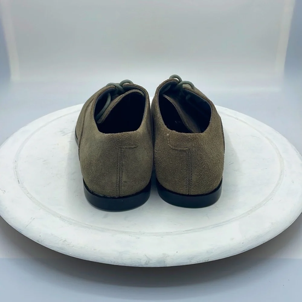 NWOT KR3W - MENS MCKINLEY GREY OILED SUEDE SHOES